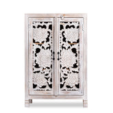 Kalah Hand Carved Solid Wooden Small Cabinet 75x40x120cm KLA0117
